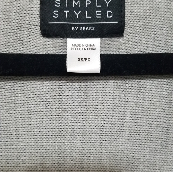 Simply Styled Two Tone Waterfall Cardigan Size XS. - Picture 8 of 11